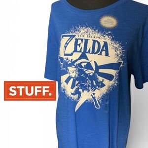 Blue Legend of Zelda Graphic Tee (item#10158)